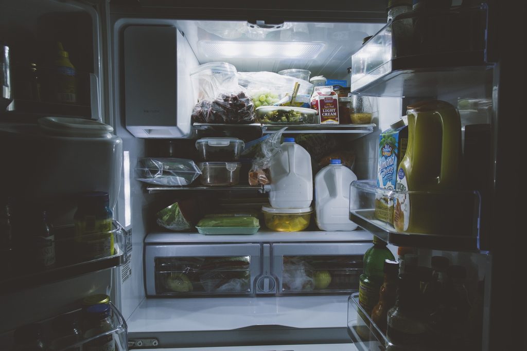 A smart fridge